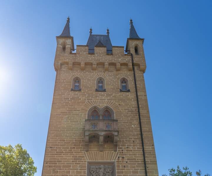 Torturm der Burg Hohenzollern.